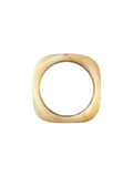 Jonc résine beige marbré