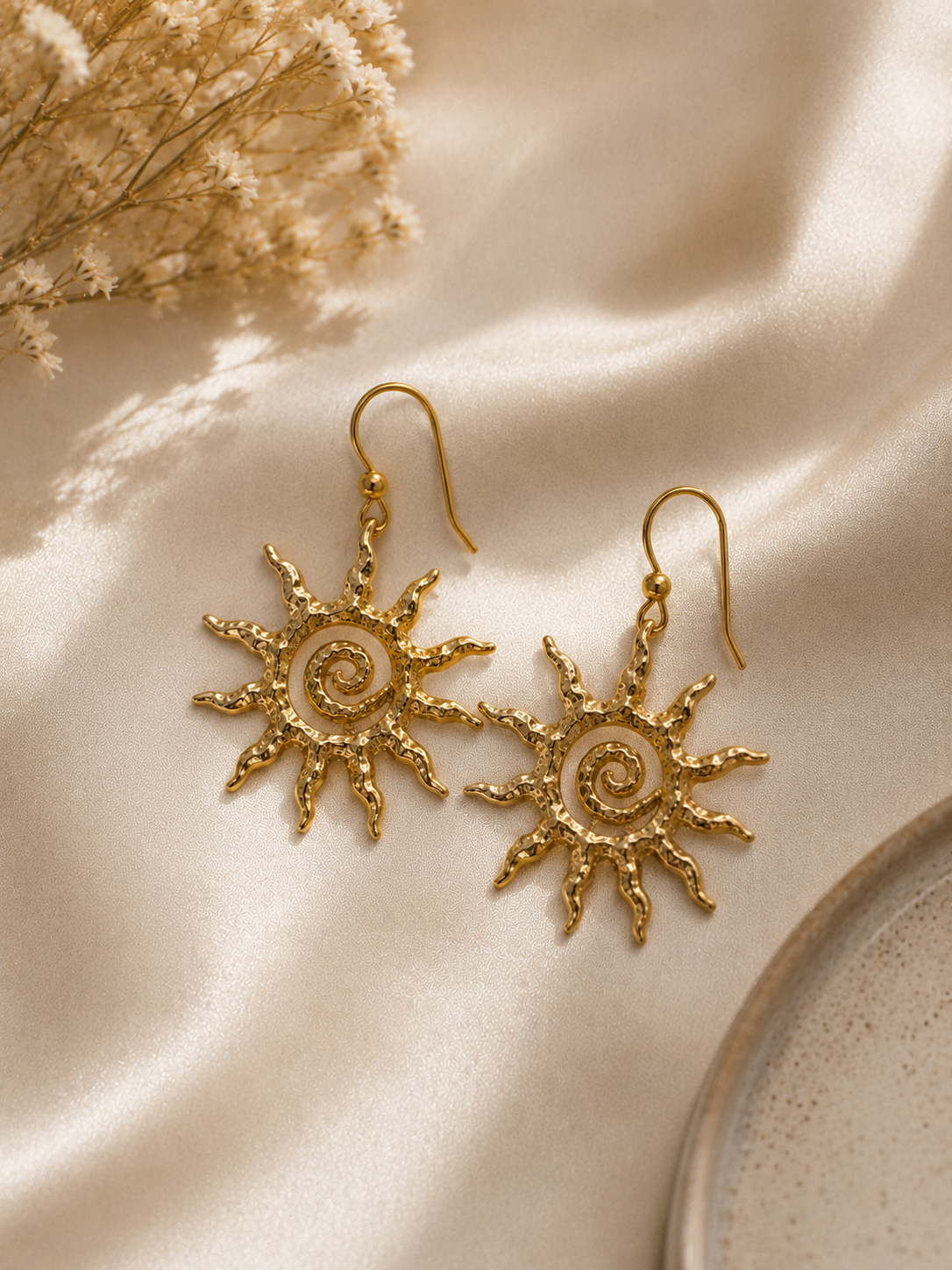 Boucles d'oreilles Soleils – Micasa Bijoux Provence