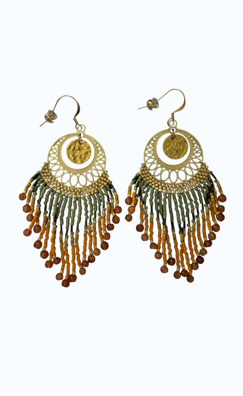 Boucles d'oreilles Bohème  micasa bijoux