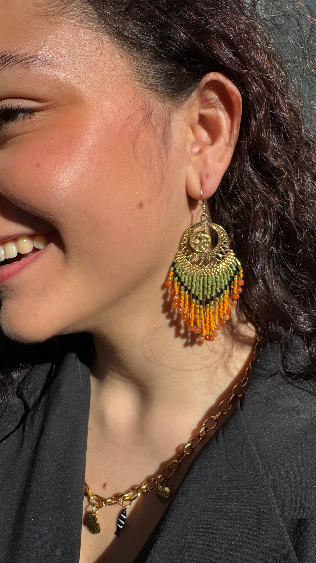 Boucles d'oreilles Bohème  micasa bijoux