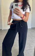 Pantalon Fluide Jean Léger – Noir