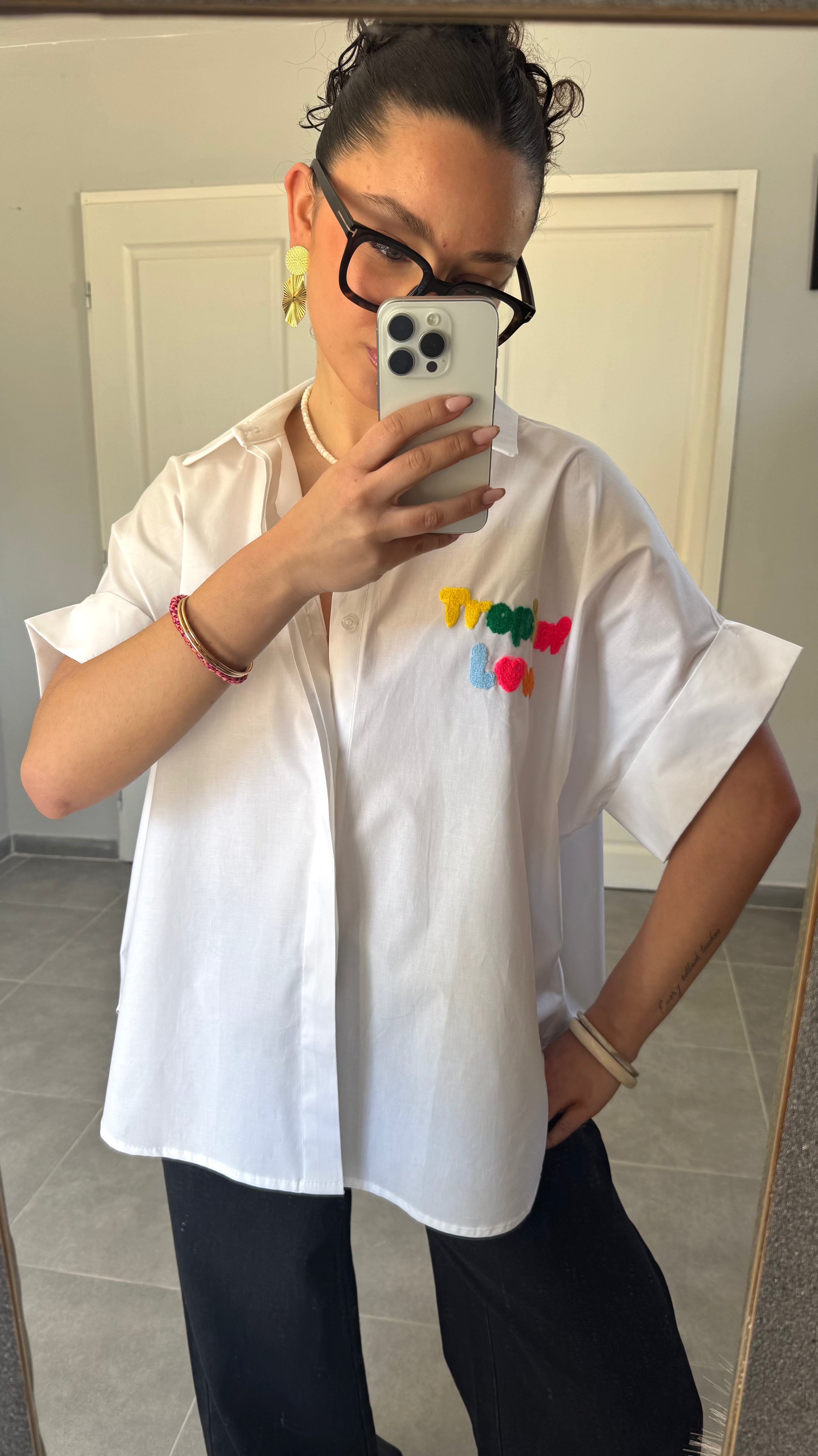 Chemise Tropical Love – Brodée