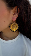Boucles d'oreilles Les Soleils d'Hyères - Micasa Bijoux